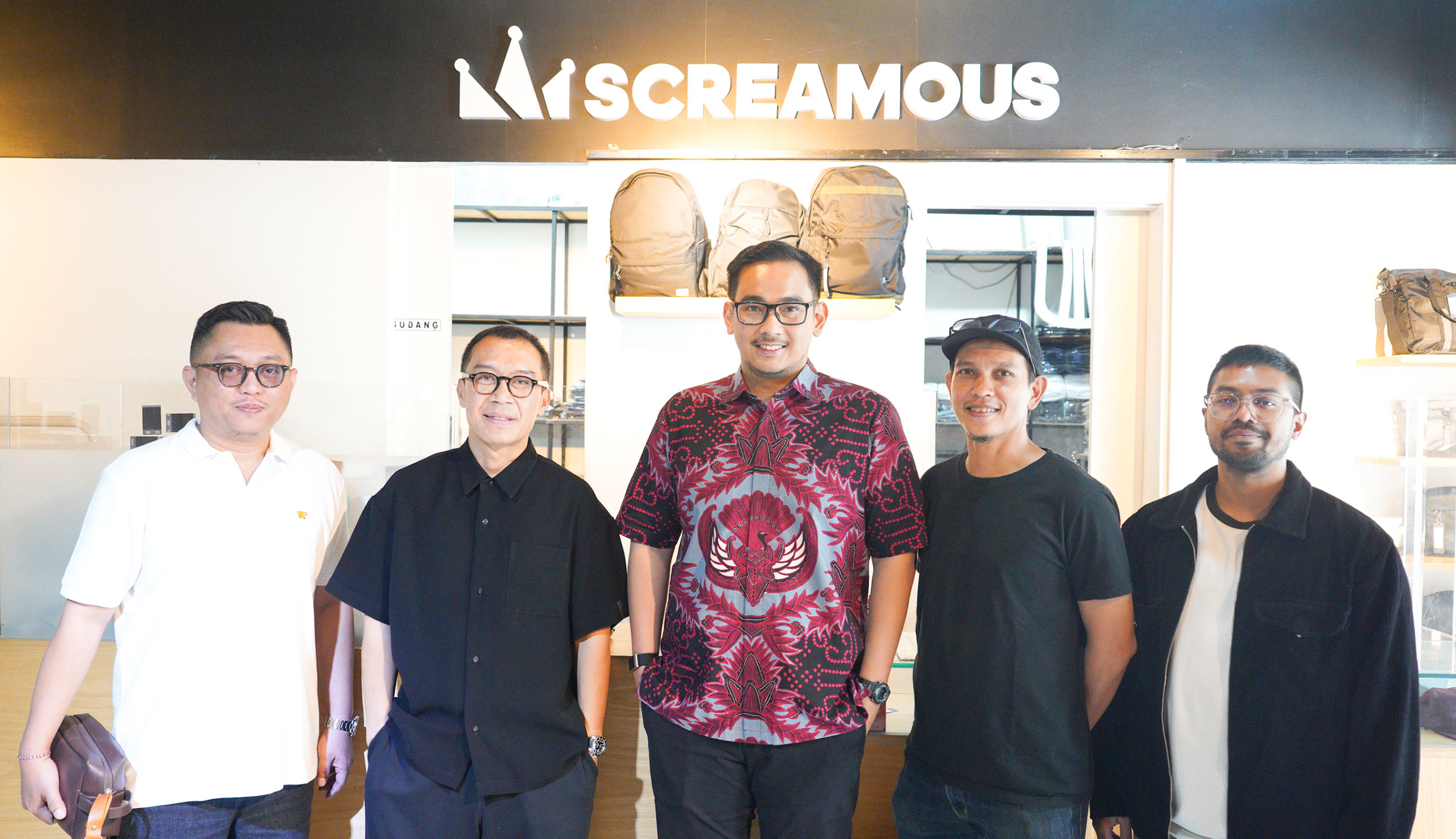 Kunjungi SCREAMOUS, Tiar Karbala Dorong Brand Lokal Tembus Pasar Global