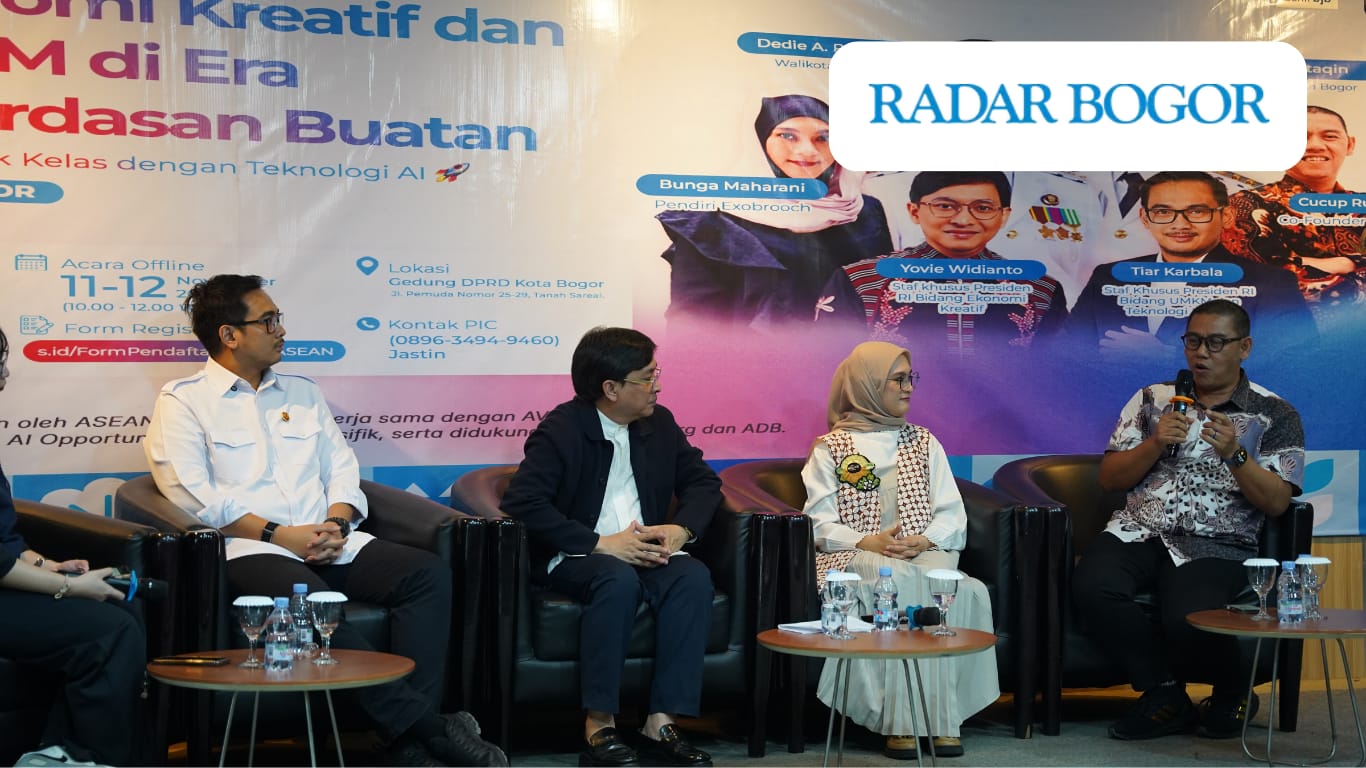 Lewat AIM ASEAN, Stafsus Presiden Dorong UMKM Bogor Manfaatkan Teknologi AI